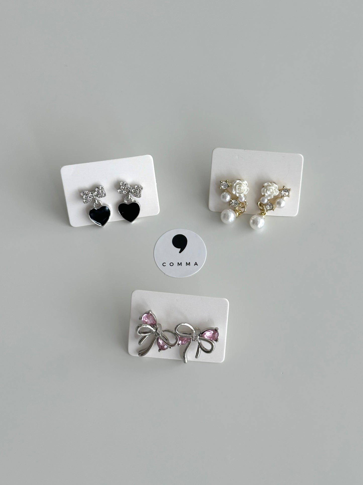 Flower pearl drop earring