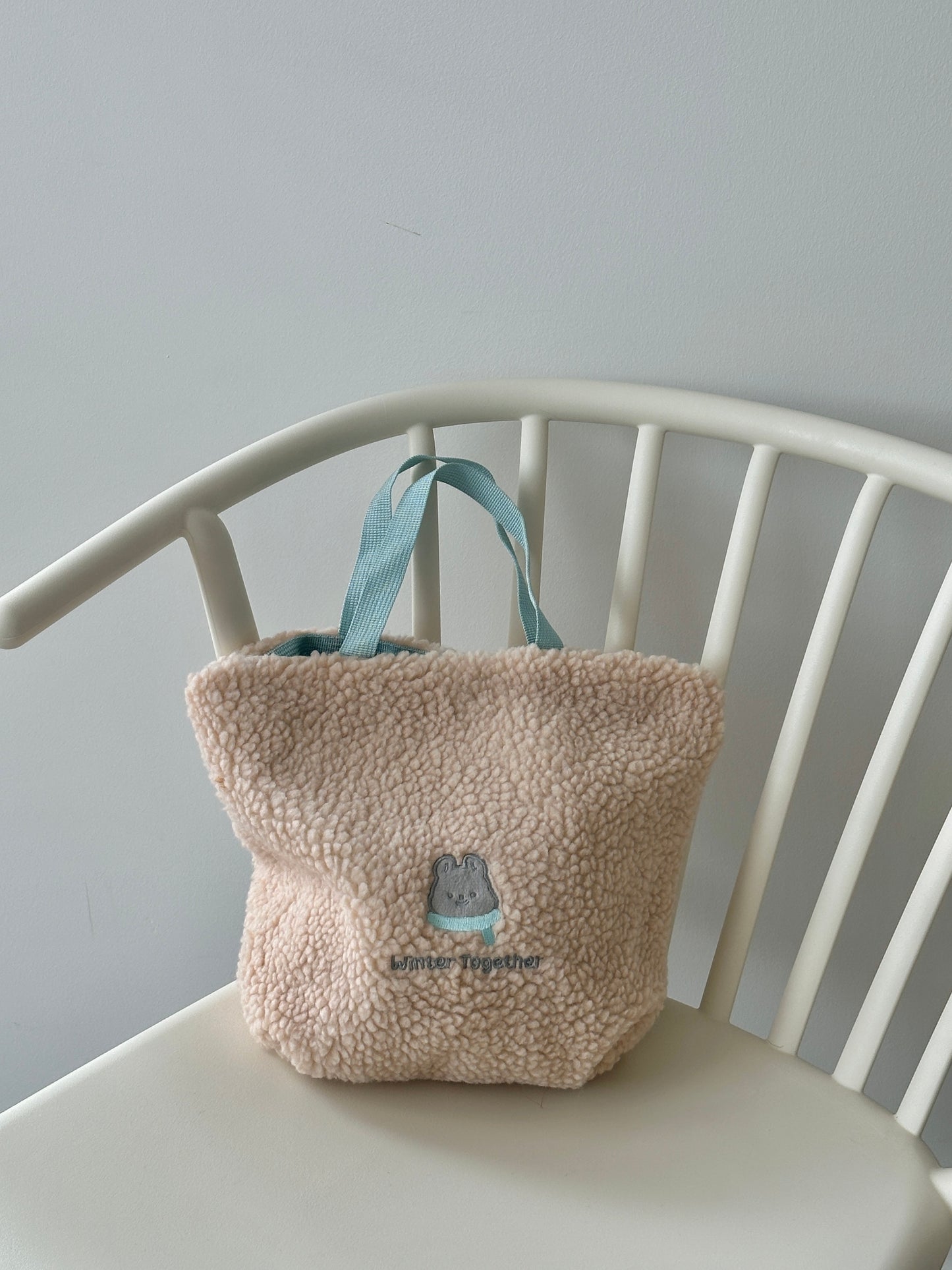 Faux Sherpa mini Tote