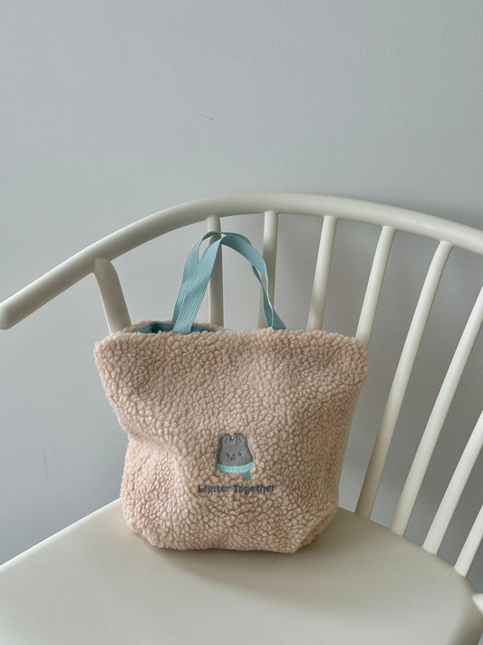 Faux Sherpa mini Tote